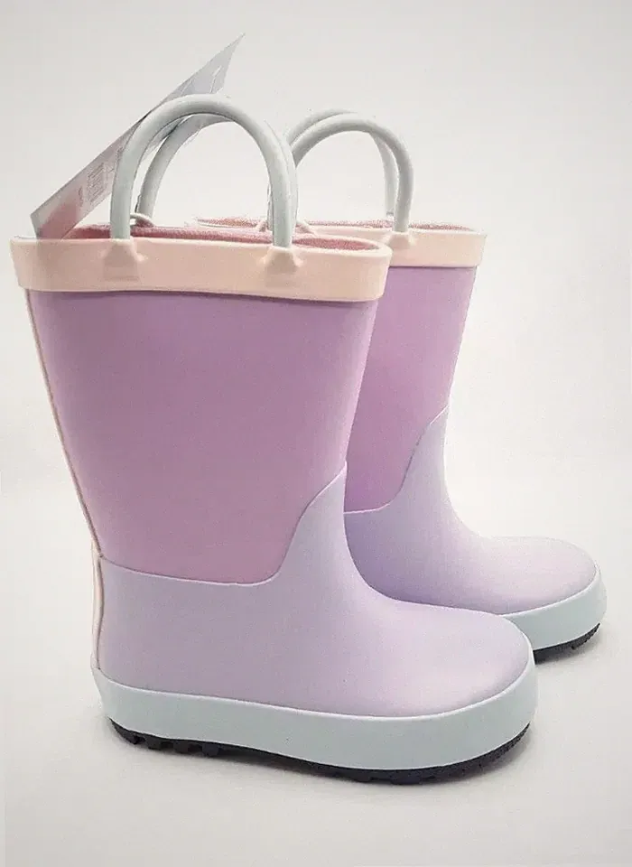 Toddler Girls Ali Colorblock Rain Boots ~ Cat & Jack - Size 6